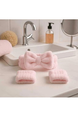 Saç Bandı ve Bileklik Seti – Makyaj & Yüz Yıkama İçin