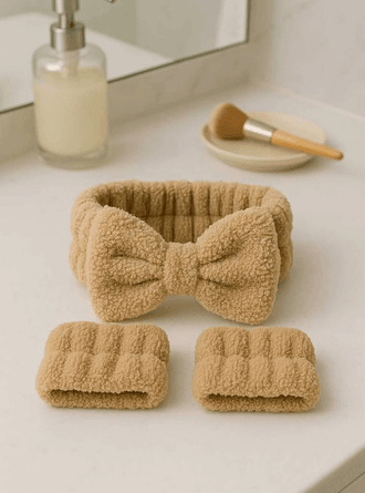 Saç Bandı ve Bileklik Seti – Makyaj & Yüz Yıkama İçin