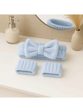 Saç Bandı ve Bileklik Seti – Makyaj & Yüz Yıkama İçin