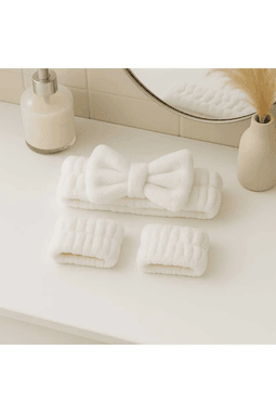 Saç Bandı ve Bileklik Seti – Makyaj & Yüz Yıkama İçin