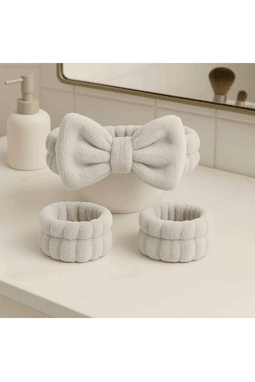 Saç Bandı ve Bileklik Seti – Makyaj & Yüz Yıkama İçin