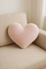 CHIZGY Welsoft Kalp Yastık Dekoratif Peluş Yumuşak Süs Yastığı Pofuduk Ev Dekoru 