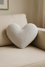 CHIZGY Welsoft Kalp Yastık Dekoratif Peluş Yumuşak Süs Yastığı Pofuduk Ev Dekoru 