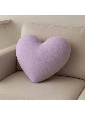 CHIZGY Welsoft Kalp Yastık Dekoratif Peluş Yumuşak Süs Yastığı Pofuduk Ev Dekoru 