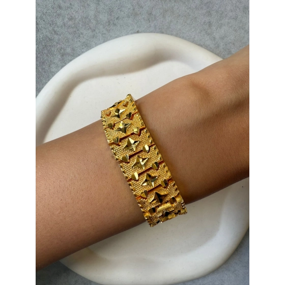 22 ayar altın kaplama bileklik