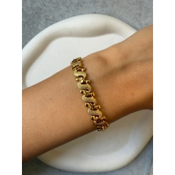 22 Ayar altın kaplama Bileklik