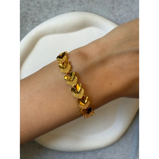 22 Ayar Altın Kaplama Bileklik