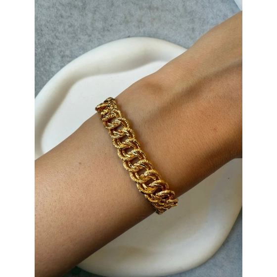 22 Ayar Altın Kaplama Samanyolu Bileklik