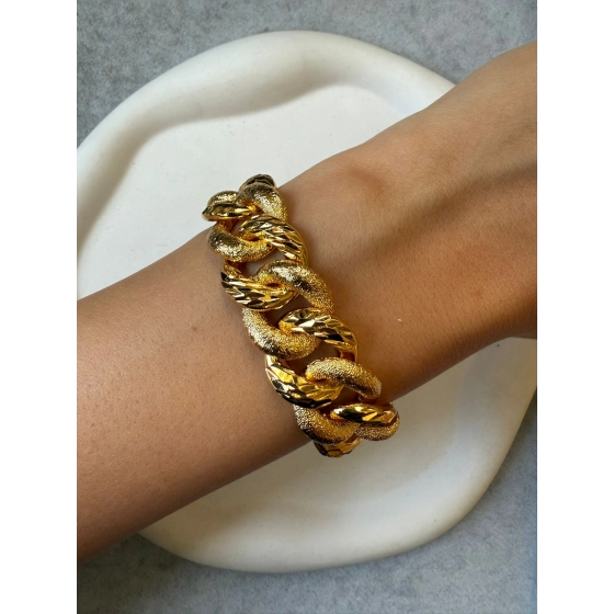 22 Ayar Altın Kaplama Bileklik