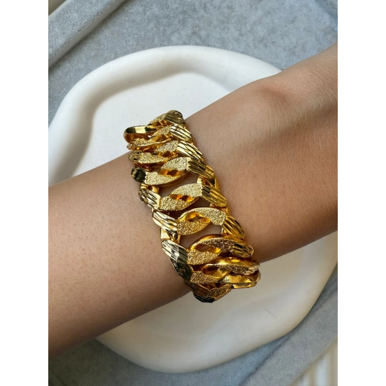 22 Ayar Altın Kaplama Bileklik