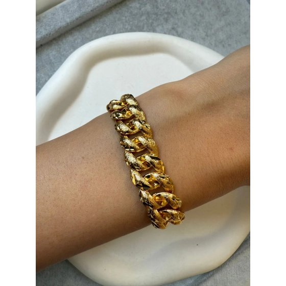 22 Ayar Altın Kaplama Bileklik