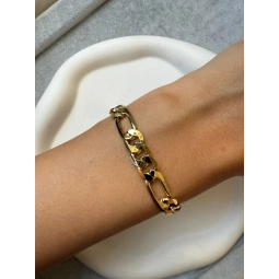 14 ayar altın kaplama bileklik