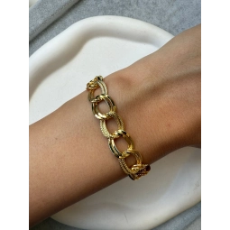 14 Ayar Altın Kaplama Samanyolu Bileklik