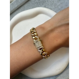 Vip Çelik Taşlı Gurmet Bileklik