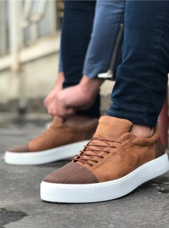 Bağcıklı Siyah Cilt Deri Spor Klasik Erkek Ayakkabı