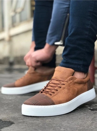 Bağcıklı Taba Cilt Deri Spor Klasik Erkek Ayakkabı