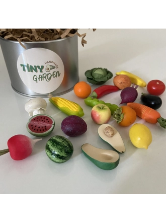 Tiny Garden Minyatür Meyve Sebze Oyuncağı (20'li ) Avantajlı Set 
