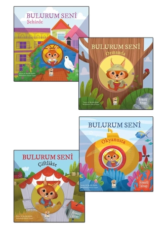 Bulurum Seni Fenerli Kitap 4'lü Set ( Çiftlikte - Ormanda - Okyanusta - Şehirde )