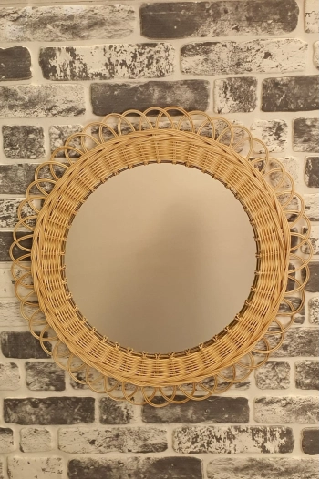 Bambu Duvar Aynası 