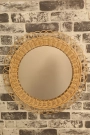 Bambu Duvar Aynası - Dış çapı 58cm x iç çapı 35cm .