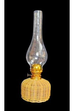 Bambu Kılıflı Gaz Lambası