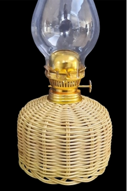 Bambu Kılıflı Gaz Lambası
