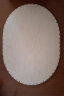 OVAL AYNA TABANI 50X40