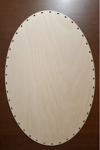 Tam Oval Ayna-Tepsi Tabanı ( 55 X 40 cm )