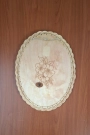 Bambu Oval Ayna 41 x 31 cm