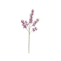 Yapay Mini Çiçekli Orkide Dalı Mor