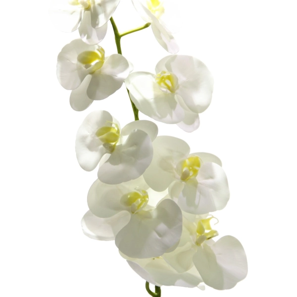 Yapay Orkide Dalı Beyaz 100 cm