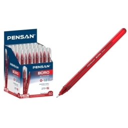 Pensan 2270 Büro Tükenmez Kalem 1 mm Kırmızı