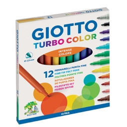 Fıla Giotto Turbo Color 12'Li Kutu Keçeli