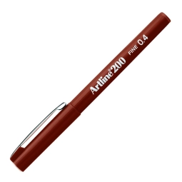 Artline 200N Fine Writing Pen Brown