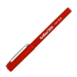 Artline 200N Fine Writing Pen Dark Red