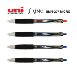 Uniball Signo 207 Micro 0.5 Mekanik Jelkalem Siyah