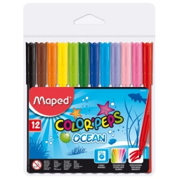 Maped Color'Peps Ocean Plastik Poşet 12'Li