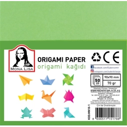 Monalisa Origami Kağıdı 9X9 50 Yap.