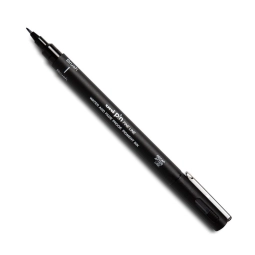 Uniball Pin Br Fine Line Fırça Uçlu Kalem Siyah