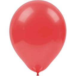 Kika Pastel Balon Baskısız Kırmızı 100Lü