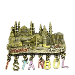 Metal İstanbul Temalı Yöresel Magnet