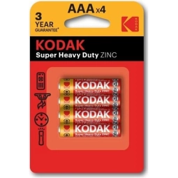 Kodak K3Ahz-4 Çinko Karbon Blister 4Lü İnce Pil