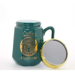 Starbucks Ayna Kapaklı Kupa Bardak Alk1270