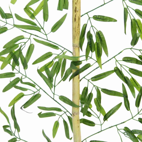 Yapraklı Bambu Çubuğu 100 cm 5 Adet
