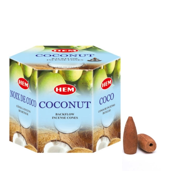 Hem Coconut Backflow Cones Tütsü