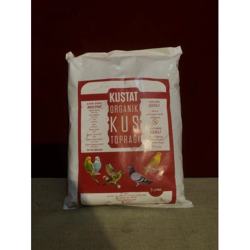Kuştat Organik  Kuş Topraği 3 Litre