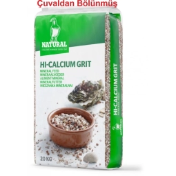 1kg Natural Hi Calsiyum Grit Kum(Kalın Grit kum)
