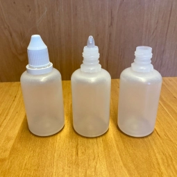 50ml boş kırılık kapaklı şişe plastik
