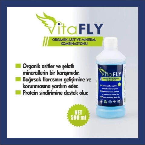 500 ml VitaFly  Oraganik Asid - su hp düzenleyici bakteri engelleyici