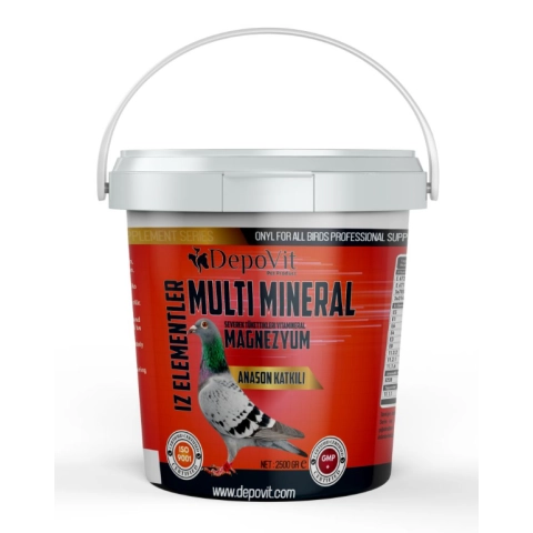 Depovit Multi Mineral Kırmızı Vitamin 2,5 Kg Kova